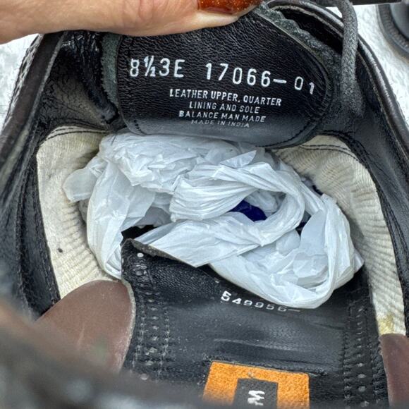 Florsheim Lexington Black Leather Wingtip Oxford Dress Shoe Men 8.5 3E - Picture 9 of 10